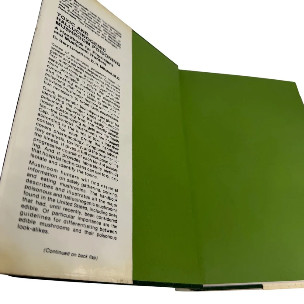 Van Nostrand Toxic and Hallucinogenic‎ Mushroom Poisoning 1977 1st Ed Hardcover